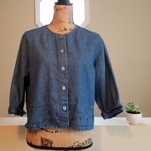Lightweight short Jean jacket